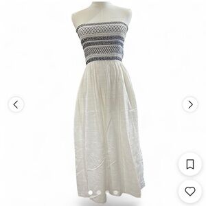 Forever 21 Black and White Midi Dress